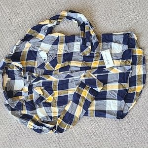 Maison Jules Plaid Button Down